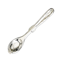 Spoon shape lapel pin with military clutch.... from ASI 68760 Marken Industries