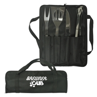 BBQ accessory gift Set. Organized neatly in a zip-up Nylon carrying... from...