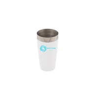 28 oz. stainless steel shaker cup with white vinyl coating.... from ASI 62677...