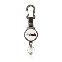 Heavy Duty Badge Reel comes with carabiner.... from ASI 64635 KEY-BAK...