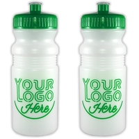 Frosted bike bottle with 63 mm push / pull lid, 20... from ASI 35745 American...
