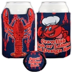 Sublimated Crazy Frio™ Crawfish Beverage Holder