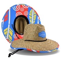 Sol Customized Straw Hat with Full color imprint