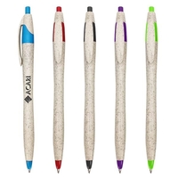 5.75" Harvest Dart plunger-action ballpoint pen with plant-based created...