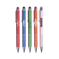 5" x 0.44" aluminum twist-action ballpoint stylus pen.... from ASI 37218...