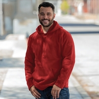 100% Spun polyester pullover with hood.... from ASI 50930 Dunbrooke