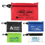 Milos Large Zipper Storage Pouch with Plastic Hook