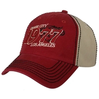 6-panel color blocked laundered fashion cap.... from ASI 80129 Quake City Caps