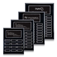 Vertical Perpetual Plaque - Black / Silver 12 Plates.... from ASI 84592 St...