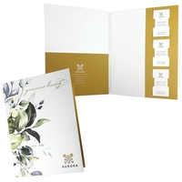 Large presentation folder with tall & vertical pocket