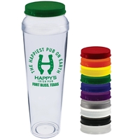 24 oz. To Go Bottle USA made of clear Polystyrene Plastic,... from ASI 61952...