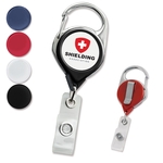 Premium Custom Carabiner Badge Reels with Belt Clip