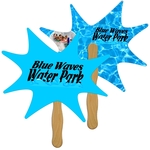 Burst Hand Fan Full Color (2 Sides)