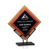 Lancaster Award - Bamboo/Red 10 1/2" H... from ASI 84592 St Regis Group / St...