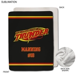 Team Blanket in Plush Sherpa Lined Micro Mink, 60x80