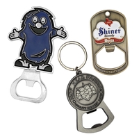 2.5" die cast metal bottle opener with enamel colors and optional... from ASI...