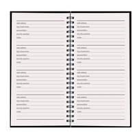 Pocket password journal... from ASI 48575 Datamax International Inc