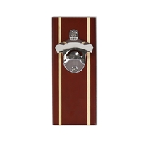 Wall Mount Magnetic Bottle Opener with Walnut Finish... from ASI 73010 Natico...