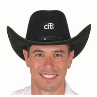 Black Felt Cowboy Hat