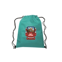 13"w x 16.5"h Drawstring Non-Woven Bag- 4 Color