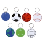 Round ball Flat key chains
