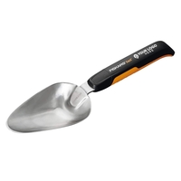 Fiskars® Xact™ Trowel features a polished, stainless steel head with...
