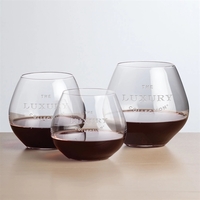 Stock your cabinets with a simple set of glassware that curve... from ASI...