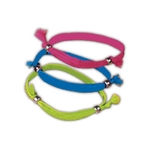 Cloth and Cord Beaded Bracelet