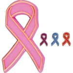 Stock Awareness Ribbon Lapel Pin