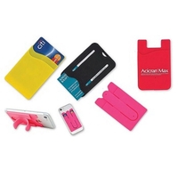 Silicone Card Holder molded in any PMS color & 1 color... from ASI 94245...