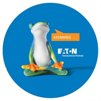 Premium Rubber Full Color Dye Sub 4" Round Shaped Coaster