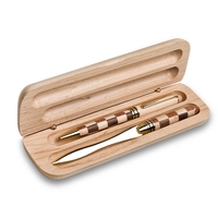 Premade Maplewood Box & Terrific Timber Pen Set