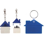 House shaped key chains