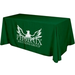 Flat 3-sided Table Cover - fits 6 foot standard table
