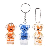 Clear Jelly Bear key chain