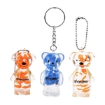 Clear Jelly Bear key chain