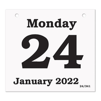 Daily date refill calendar pad with 6" x 5 1/2" pad... from ASI 95280 Warwick...