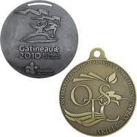 Custom shape die struck antiqued medals.... from ASI 61966 HPG / BCG...