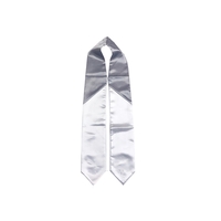 Gray and White Two Tone Graduation Sash