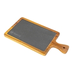 Medium Flair Acacia Wood/ Slate Cutting Board