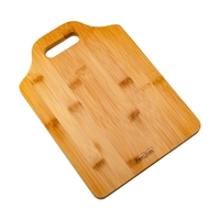 Medium Flow Bamboo Cutting Board with Handle