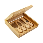 Delight Bamboo Cheese Set with 4 Tools