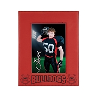 5" x 7" Red Leatherette Photo Frame