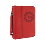 6 3/4"x9 1/4" Red Leatherette Book/Bible Cover