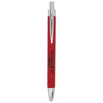 Red Laserable Leatherette Pen