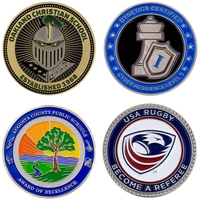 Challenge Coin, Custom Die Struck Brass