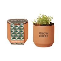 This petite terracotta kit delivers everything you need to nurture and......