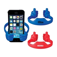 Two thumbs up phone holder with customization.... from ASI 98360 WOWLine