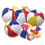 Multicolored Beach Balls ( All Different Sizes)