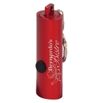 2.4" Red 3-LED Flashlight with Keychain